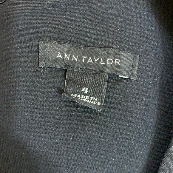 Ann Taylor Black Sheath Dress 4 - Picture 3 of 8